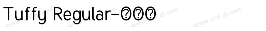 Tuffy Regular字体转换